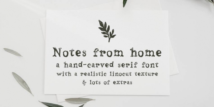 Notes From Home Font Download