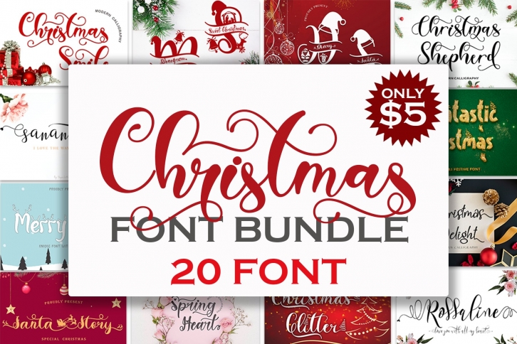 Christmas Bundles Font Download