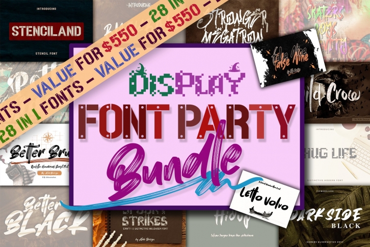DISPLAY PARTY Font Download