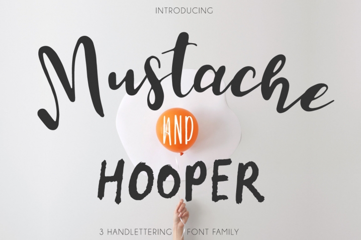 Mustache Hooper Carmensita Trio Font Download