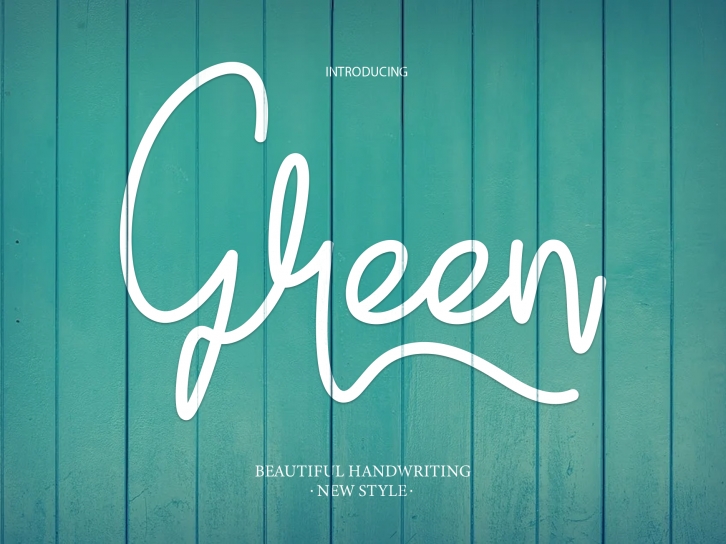 Green Font Download