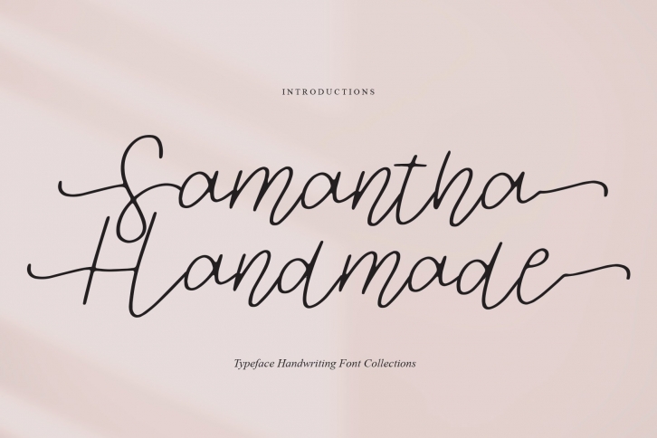 Samantha Handmade Font Download