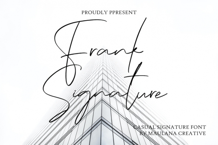 Frank Casual Signature Font Font Download