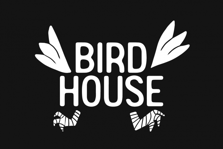 Bird House Font Download