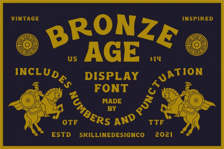 Bronze Age Font Download