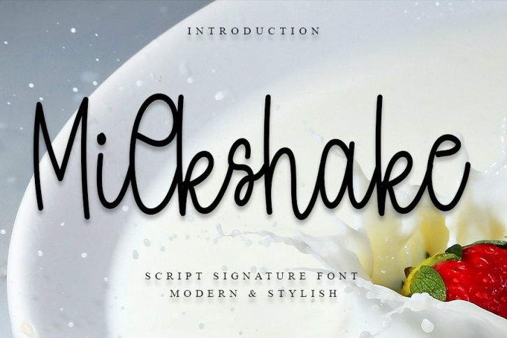 Milkshake Font Download