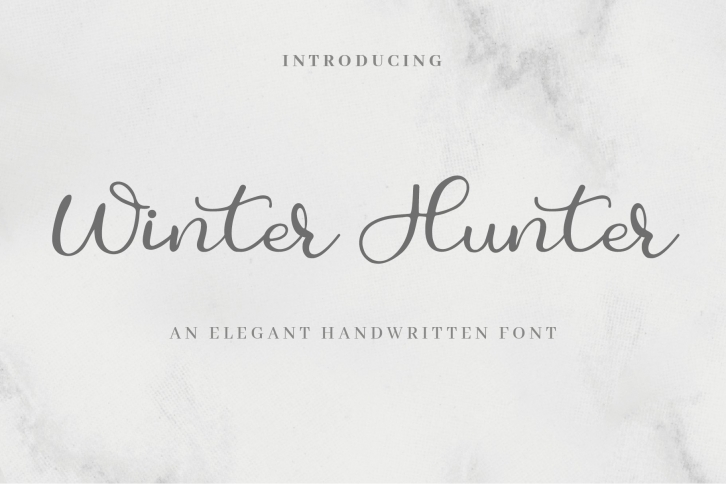 Winter Hunter Christmas Script Font Download