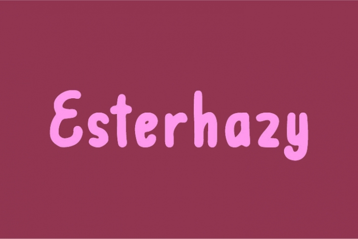 Esterhazy Font Download