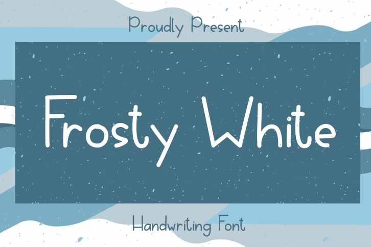 Frosty White Font Download