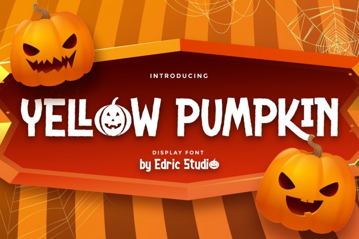 Yellow Pumpkin Font Download