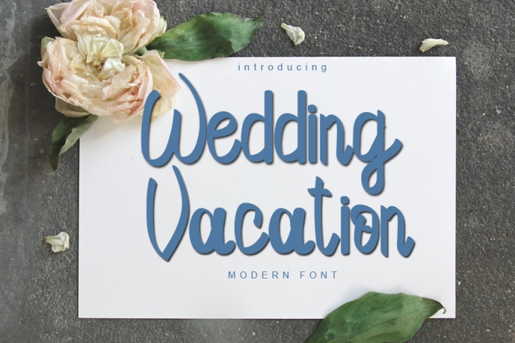 Wedding Vacation Font Download