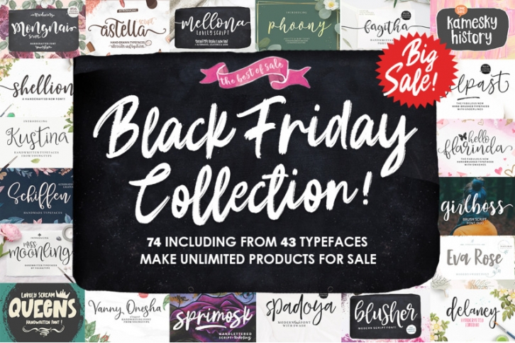 Black Friday Collection (BIG SALE) Font Download