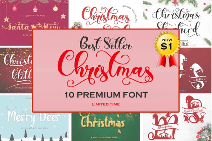 Best Seller Christmas Font Bundle Font Download Best Seller Christmas Font Bundle Font Download