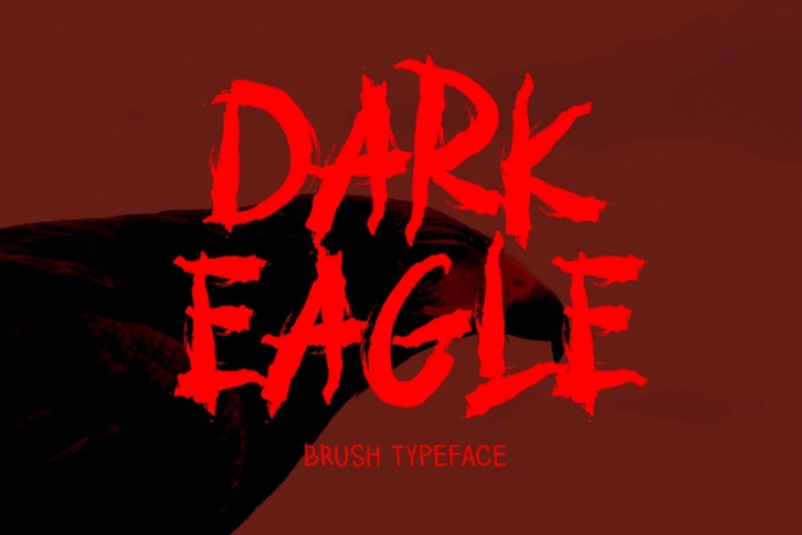 AM EAGLE DARK - Brush Font Font Download