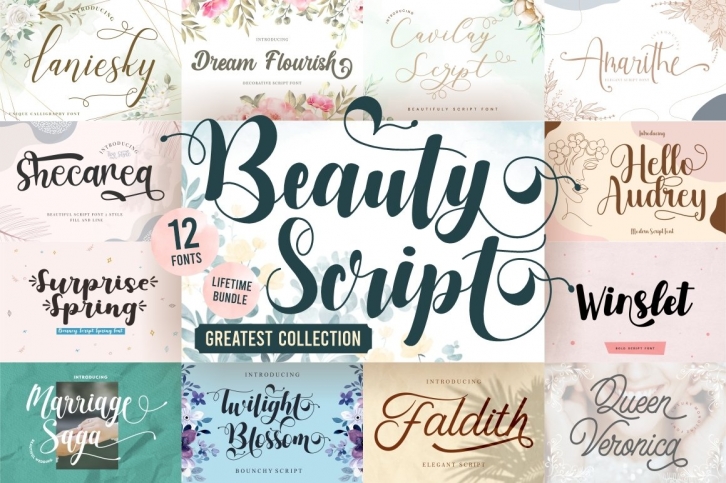 Beauty Script Bundle Font Download