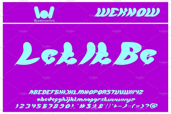 Let It be font Font Download