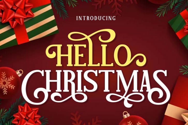 Hello Christmas Font Download