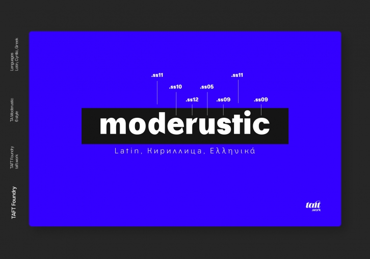Moderustic Font Download