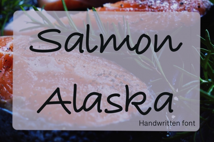 Salmon Alaska Font Download