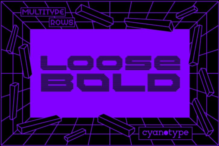 MultiType Rows Loose Bold Font Download