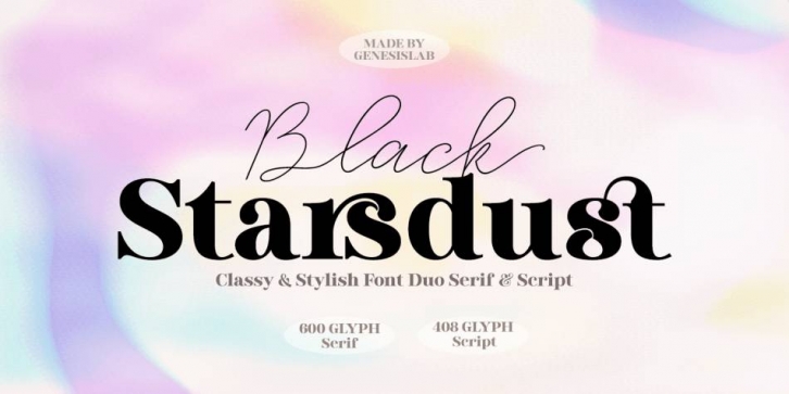 Black Starsdust Font Download