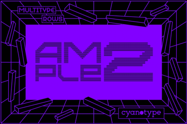 MultiType Rows Ample 2 Font Download