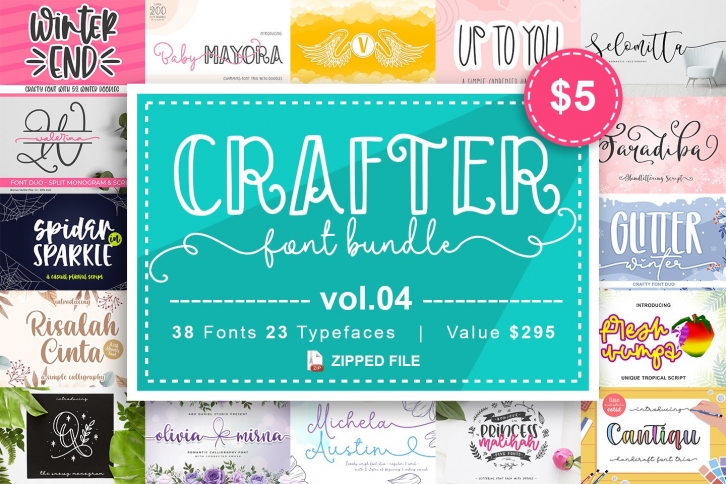 Crafter Bundle Vol. 4 Font Download