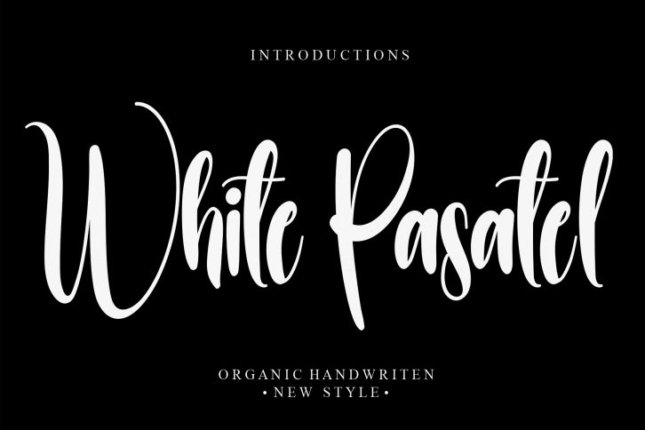 White Pasatel Font Download