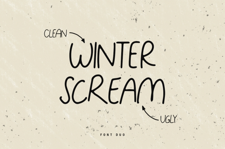 Winter Scream Duo Font Download