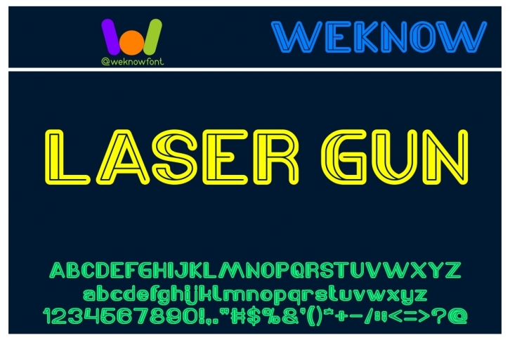 Laser Gun Font Download