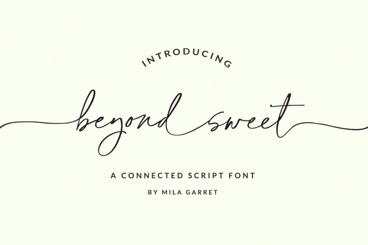 BeyondSweet Handwritten Wedding Font Download