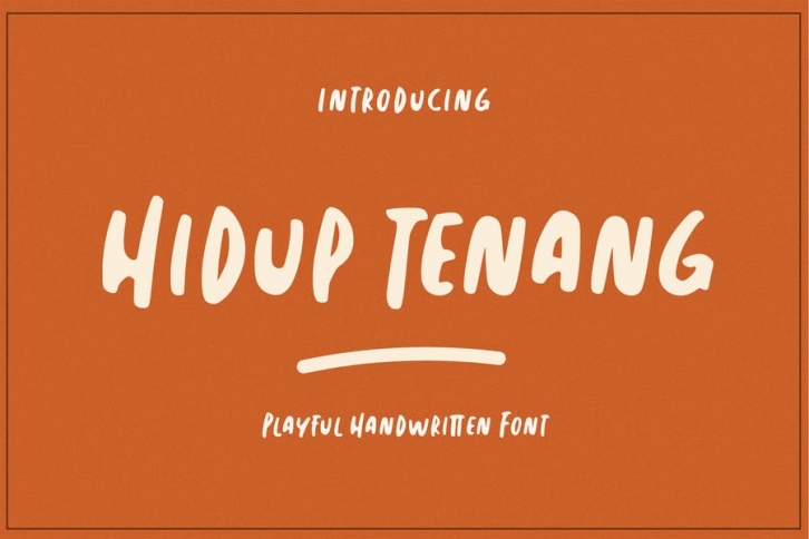 Hidup Tenang Font Download