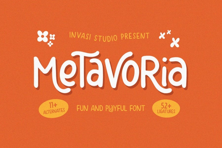 Metavoria - Playful Font Font Download