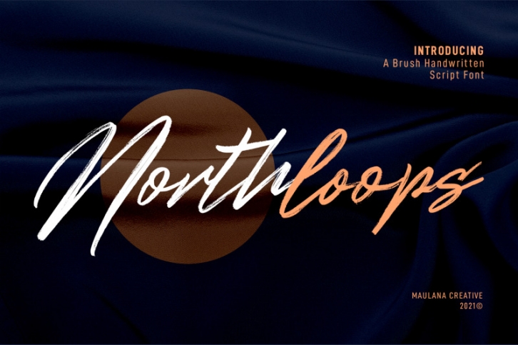 Northloops Brush Handwritten Script Font Font Download