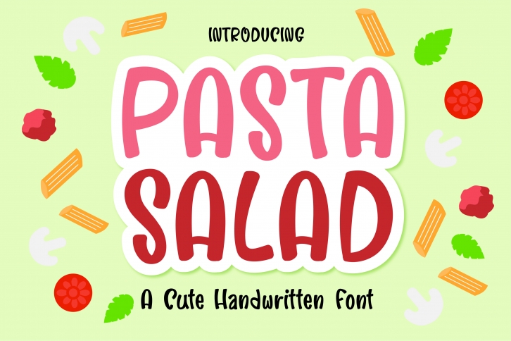 Pasta Salad Font Download