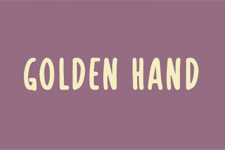 Golden Hand Font Download