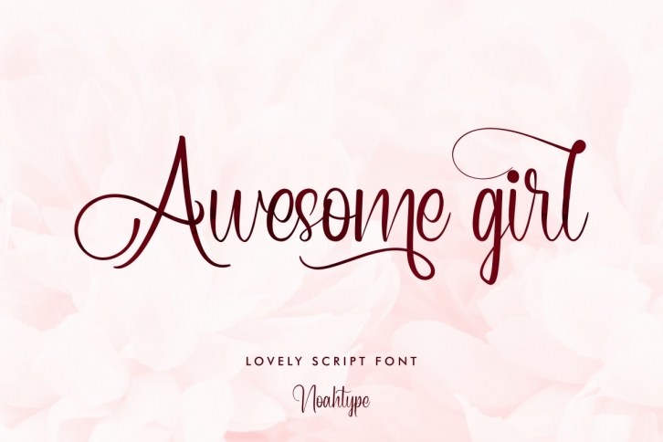 Awesome Girl Font Download