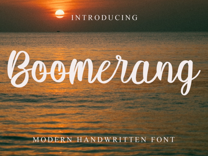 Boomerang Font Download