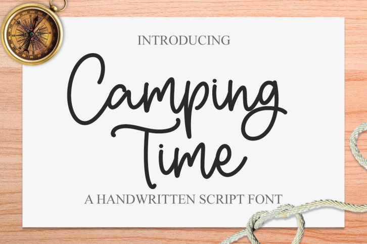 Camping Time Font Download