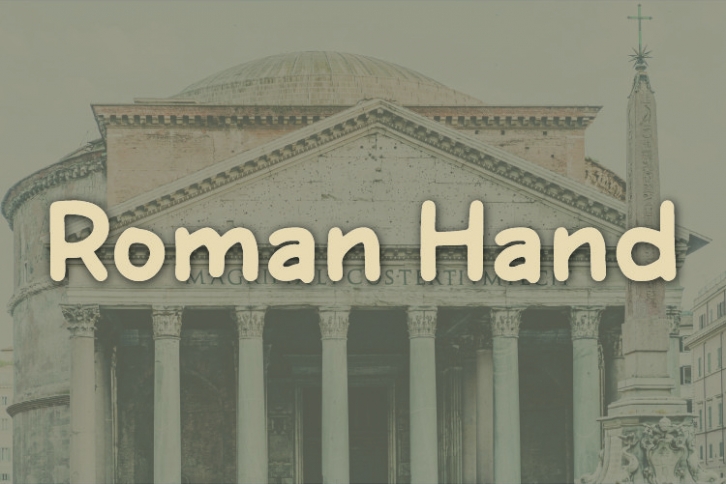 Roman Hand Font Download