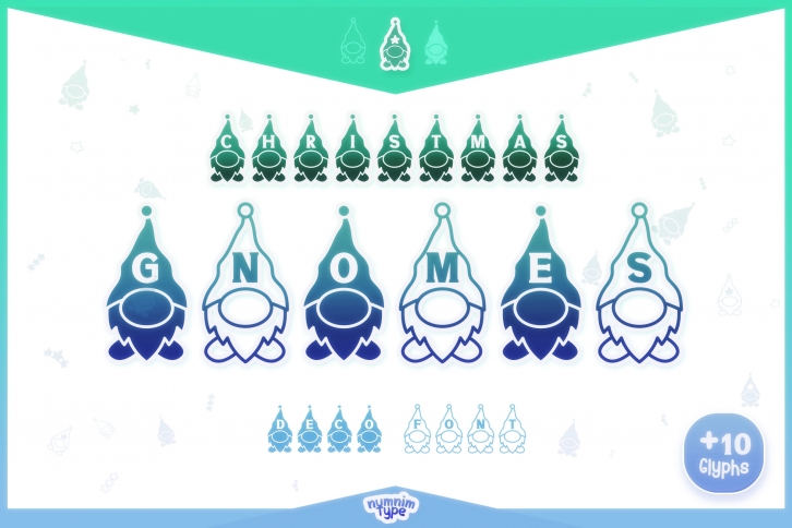 Christmas Gnomes Font Download