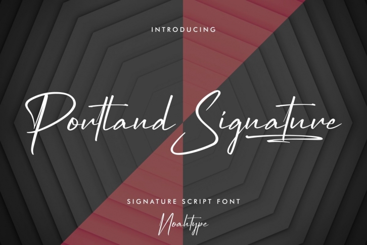 Portland Signature Font Download