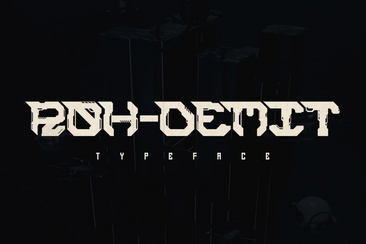 ROH-DEMIT Typeface // Display Font Download