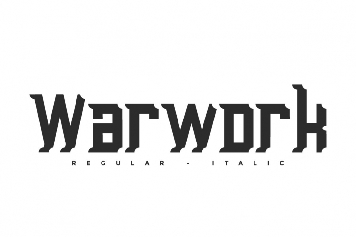 Warwork Font Download