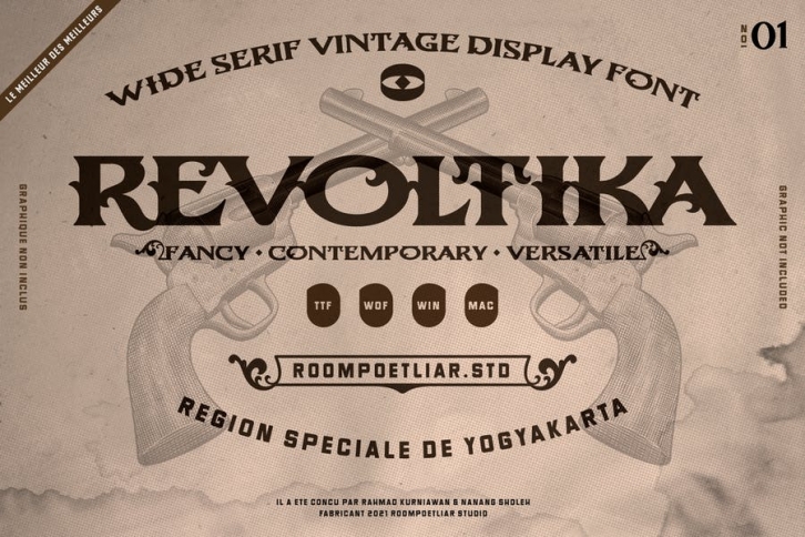 Revoltika Vintage Font Font Download