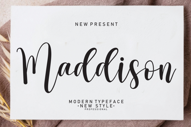 Maddison Font Download