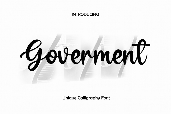 Goverment Font Download