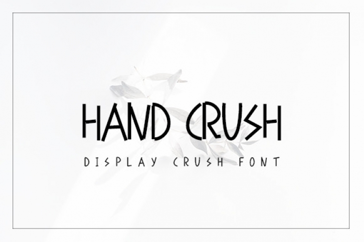 Hand Crush Font Download