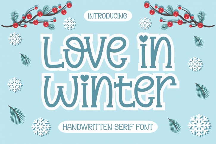 Love in Winter Font Download
