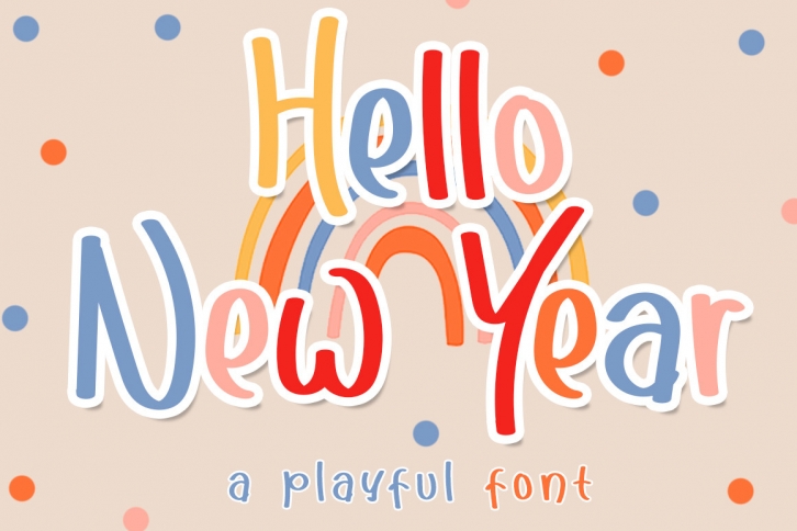 Hello New Year Font Download